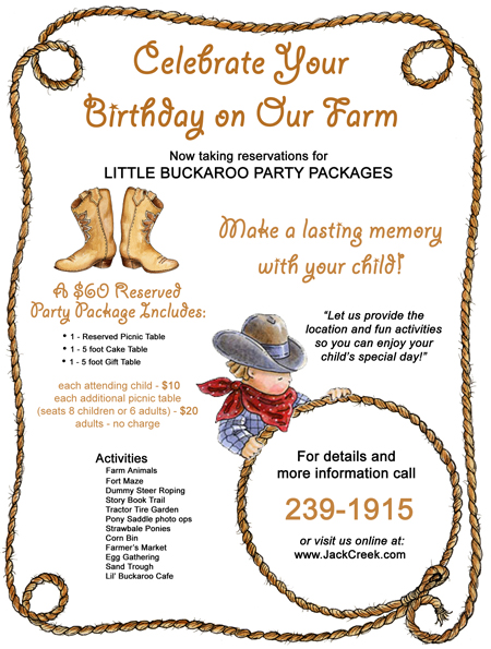 Little Buckaroo Birthday Party
